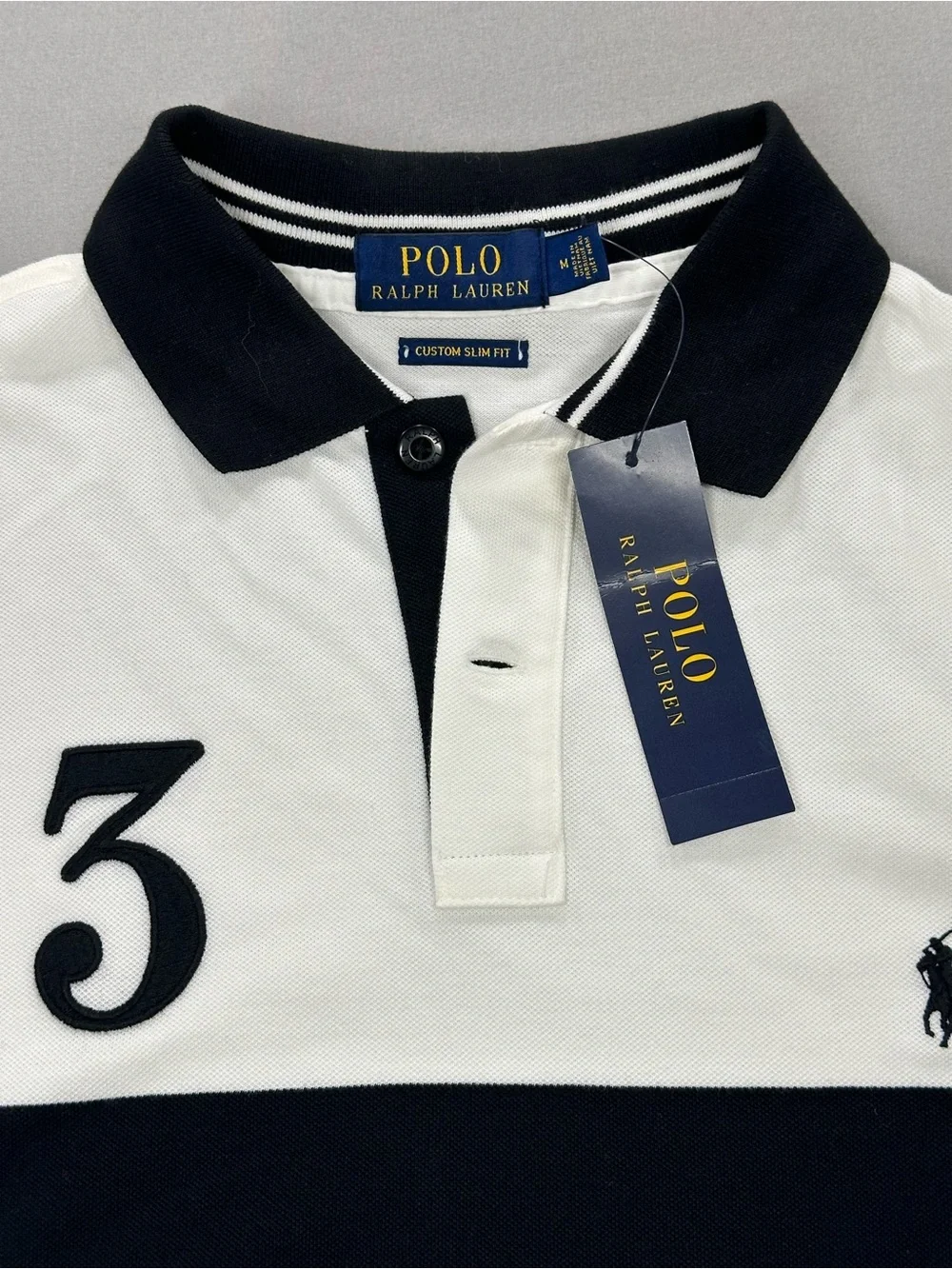 NWT Polo Ralph Lauren Custom Slim Fit Short-Sleeve Polo Shirt - Mens Medium